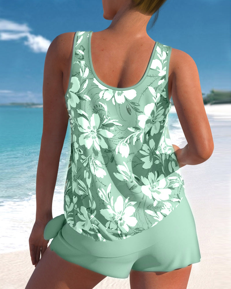 Tankini Estampado para Mujer