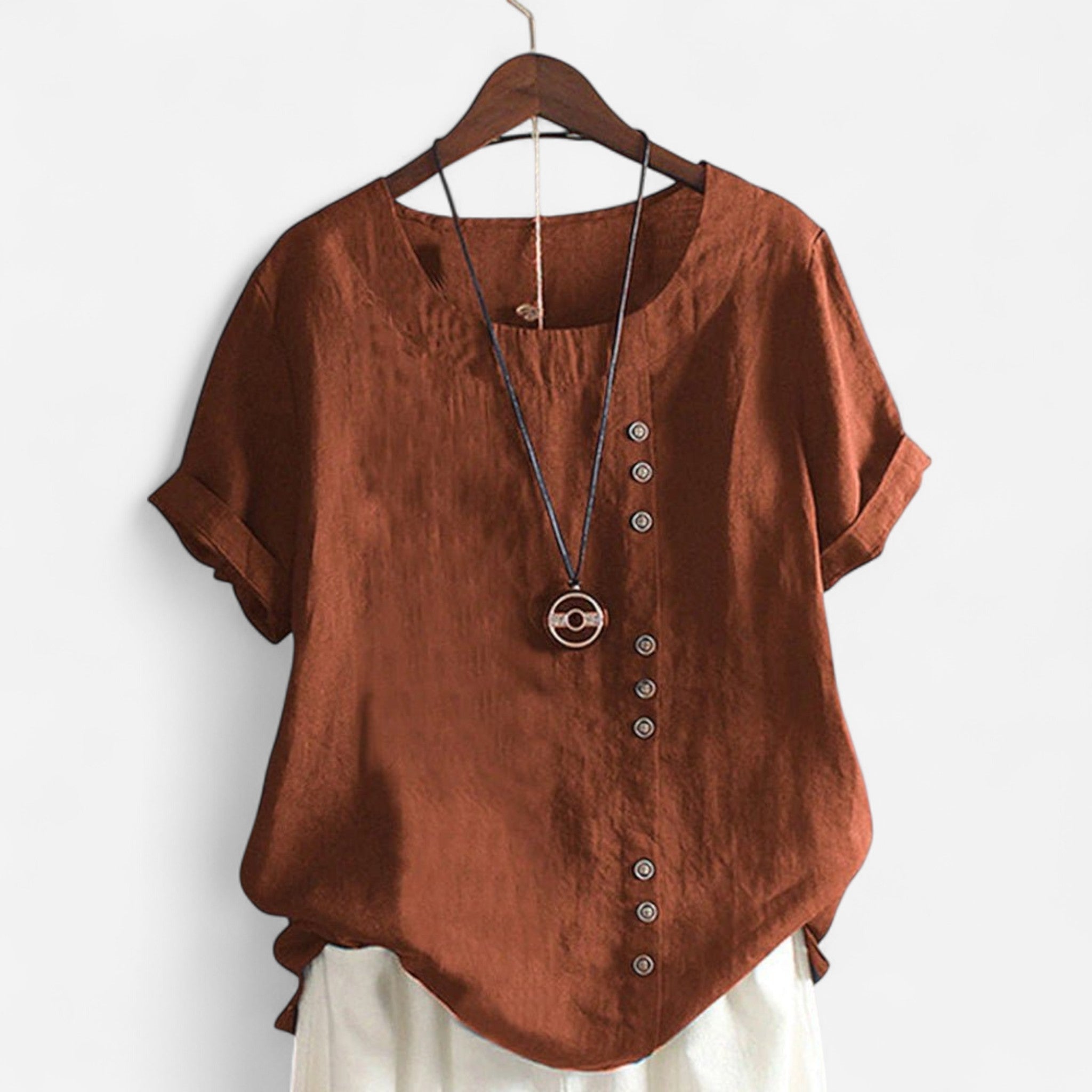 Camiseta de Algodón para Mujer