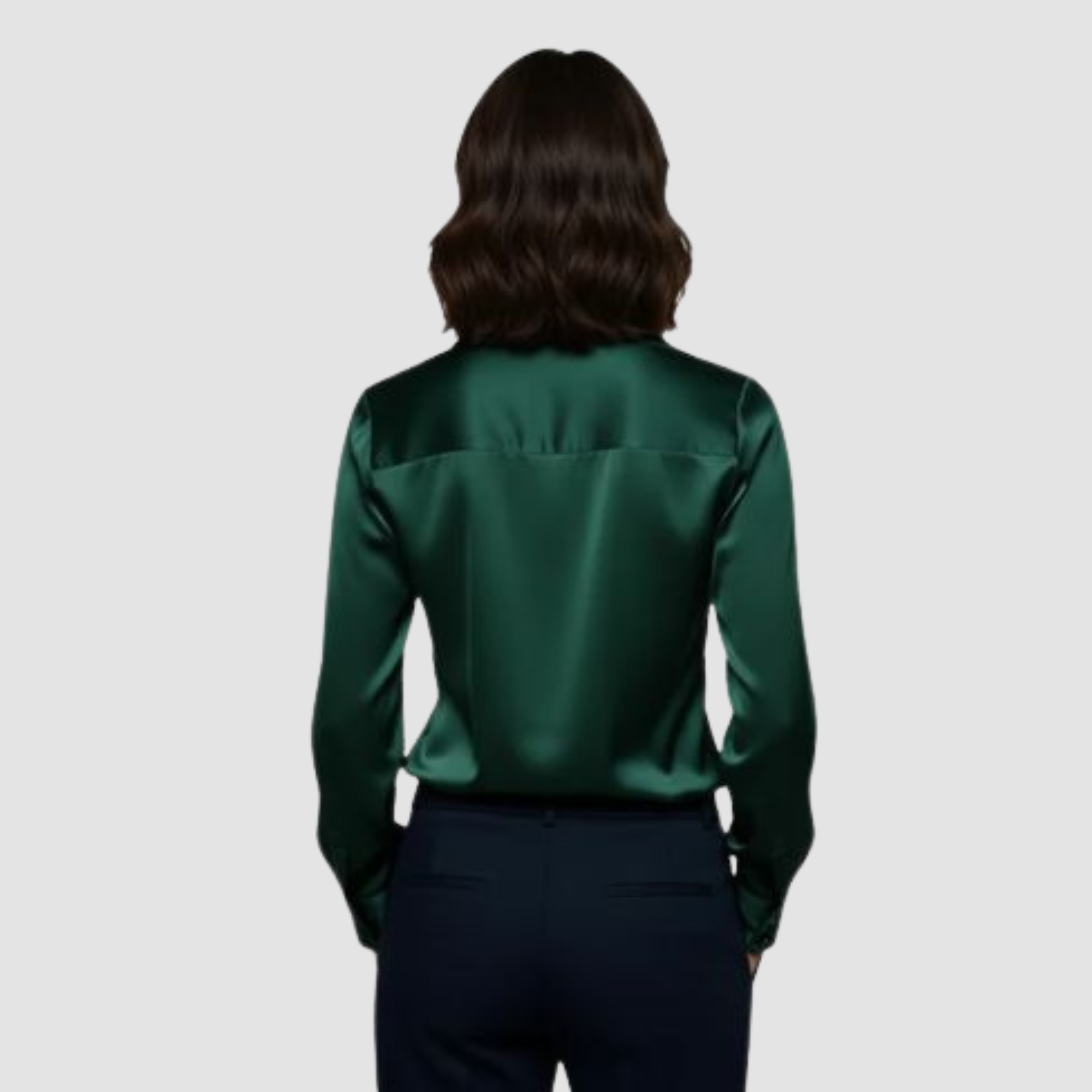 Blusa Elegante con Cuello en V para Mujer